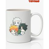 Toyaso The Promised Neverland Karakterler Anime Temalı Beyaz Kupa Bardak Sevgiliye Arkadaşa Hediye - 010 - Beyaz