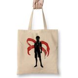 Toyaso Tokyo Ghoul Anime Beyaz Bez Çanta Uzun Saplı Alışveriş Çantası Plaj Çantası - 34x40 - 001 - Beyaz