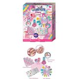 Toyfest 100 Parça Tırnak Süsleme Seti Tokidas Nail Art Çocuk Oje Çıkartma Sticker 5 Yaşüzeri Kızlara Özel Ek - Renkli