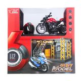 Toyfest 1/12 Motosiklet Ducati Street Fighter PB 3R Sesli Model Motor - 1 ADET
