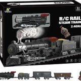 Toyfest 1613G 30 Parça 2.4 Ghz Lüx Classic Steam Buharlı Kumandalı Tren Seti