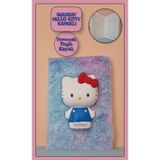 Toyfest 3D Boyutlu Squishy Hello Kitty Kapak Figürlü Yumuşak Tüylü Çizgili Defter Günlük - Model 2