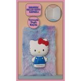 Toyfest 3D Boyutlu Squishy Hello Kitty Kapak Figürlü Yumuşak Tüylü Çizgili Defter Günlük - Model 3