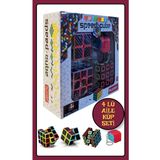 Toyfest 4 Lü Speed Zeka Küpü Akıl Küpü Rübik Küp Seti Fiber 2X2 - 3X3 - Kare 3X3 - 3X3 Anahtarlık