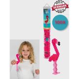 Toyfest 4242 Plus Minecraft Temalı Silindir Kutuda Flamingo 100 Parça Lego