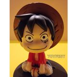Toyfest Anime One Piece Monkey D. Luffy Action Mini Figür Oyuncak Biblo Model 1 - 6.5 cm