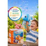 Toyfest Balık Köpük Tabancası Otomatik Baloncuk Makinesi Işıklı Bubble Gun 16 Çıkışlı 20X18,5X8 cm