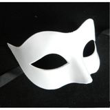 Toyfest Beyaz Renk Masquerade Kostüm Partisi Venedik Balo Maskesi - Renkli - Standart