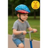 Toyfest Bisiklet Kaykay Paten Scooter için Koruyucu Kask - Turkuaz Renkli (52 -56 CM Kafa Çevresine Uygun)