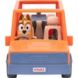 Toyfest Blueyplus Bluey 4x4 Büyük Araç ve Chilli Eklemli Figür Oyuncak Seti Çocuk Araba Boyu 7 cm
