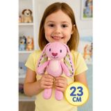 Toyfest BlueyPlus Floppy Tavşan Renkli Kulaklı Yumuşak Peluş Oyuncak Çocukların Sevdiği Sevimli Arkadaş 23Cm