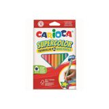 Toyfest Carioca Supercolor Maxi Üçgen Kuru Boya Kalemi 12 Renk