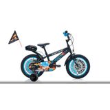 TOYFEST Carraro Monster 16 Jant Alüminyum Çocuk Bisikleti Mat Siyah-Gri-Mavi