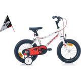 Toyfest Carraro Red Eagle 14 Jant Çocuk Bisikleti Beyaz-Kırmızı-Gümüş