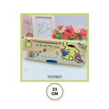Toyfest Çift Taraflı Çok Bölmeli Kalemtıraşlı Kalem Kutusu - Pompompurin Model - 23 CM