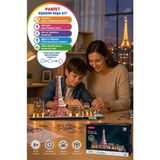 Toyfest Cubicfun Paris LED 3D Puzzle 115 Parça Eyfel Kulesi Maket Yapboz Işıklı Model Seti 8+