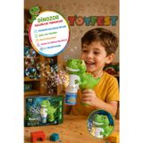 Toyfest Dinozor Baloncuk Tabancası Elektrikli Köpük Makinesi Işıklı Otomatik Bubble Gun Oyuncak 20 cm