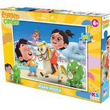 Toyfest Eymen ile Çimen 50 Parça Puzzle