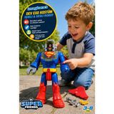 Toyfest Fisher-Price Imaginext Dc Superman Exo Kostüm Işıklı Sesli Robot Oyuncak 30,5 cm