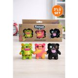 Toyfest Fuggler Funny Ugly Monster 3’lü Koleksiyon Figür Seti – Renkli Komik Canavar Oyuncak I Model 11