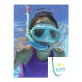 Toyfest Fun Çocuk Yüzücü Havuz Deniz Gözlüğü Maske ve Şnorkel Set Yeşil Model 3 - 7 Yaş Arası