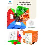 Toyfest Gan Cube Monster Mg Manyetik 3x3 Zeka Küpü Profesyonel Speed Cube Hızlı Dönüş 4722
