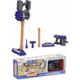Toyfest Gerçek Çekim Gücü Olan (Hafif) Sesli 3 In 1 Elektrikli Oyuncak Süpürge Seti Temizlik Oyunu - 51 cm - Renkli