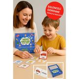 Toyfest Hafıza Kartları Flash Cards 108 Parça • Türkçe Ingilizce Kelime Oyunu • Zeka ve Dikkat Gelişimi - Renkli