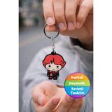 Toyfest Harry Potter Ron Weasley Lisanslı Silikon Anahtarlık 4,8x3,7 cm Warner Bros Orijinal