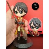 Toyfest Harry Potter Süpürgeli Standlı Hediyelik Biblo Figür - Model 2 - 15Cm