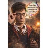 Toyfest Harry Potter Yuvarlak Gözlük | Wizarding World Resmi Cosplay Kostüm Aksesuar Metal