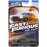 Toyfest HotWheels Silver Series Fast Furious Villains 1973 Chevy Camaro Koleksiyonluk Model Araba 1:64 Ölçek