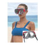Toyfest Hydro Swim Dominatör Yüzücü Havuz Deniz Gözlüğü Maskesi - Kırmızı 14 Yaş Üstü 22052