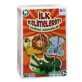 Toyfest Ilk Kelimelerim Hayvan Tanıtımlı 2 Parça Yapboz Hayvanlar - 9 Hayvan Puzzle