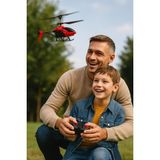 Toyfest Işıklı Usb Şarjlı Otomatik Kalkışlı Havada Sabitlenebilen Uzaktan Kumandalı Helikopter - Renkli