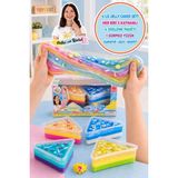 Toyfest Jelly Cakes 4'lü Paket Seti Squishy 3 Katmanlı Sıkmalık Sürpriz Yüzüklü Pasta Dilimli Duyusal Slime