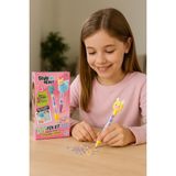 Toyfest Kawaii Pembe Style 4 Ever Yummy Dıy Kalem Yapım Seti Çocuklar Için 3 Lü Tatlı Tasarım Kit 20CM