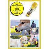Toyfest Kedi Köpek Evcil Hayvan Portatif Çok Amaçlı Suluk ve Mama Kabı - 300 ml + 150 ml