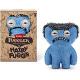 TOYFEST Kıllı Süper Yumuşak ZURU Fuggler Hairy Fuggs Peluş Oyuncak Gnawling Terror Wig Teal 22cm