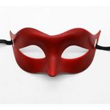Toyfest Kırmızı Renk Masquerade Kostüm Partisi Venedik Balo Maskesi - Renkli - Standart