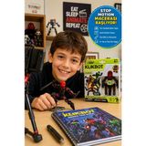 Toyfest Klikbot Guardian Kırmızı Aksiyon Figürü Stop Motion Animasyon Oyuncağı Steam 6+ Sabre - 13 cm