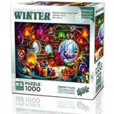 Toyfest Ks Games Mystical House In The Forest Puzzle 1000 Parça