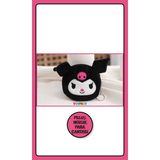 Toyfest Kuromi Figürlü Fermuarlı Mini Bozuk Para Cüzdanı & Çantası - Anahtarlık Çanta Aksesuarı Cüzdan - Renkli