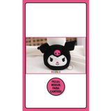 TOYFEST Kuromi Figürlü Fermuarlı Mini Bozuk Para Cüzdanı & Çantası - Anahtarlık Çanta Aksesuarı Cüzdan