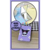 Toyfest Kuromi Figürlü Mini Cep Aynası 8.6 cm X 6.2 cm - Papatya Model 5