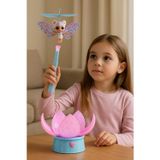 TOYFEST L.O.L Sihirli Uçan Peri Bebek LED Işıklı Küre ve Sihirli Asa ile Uçan Oyuncak Kız Bebek - 1 ADET