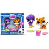 Toyfest Littlest Pet Shop Minişler 2’li Figür Seti S1 - Kaplan ve Kuş - 5 cm - Renkli