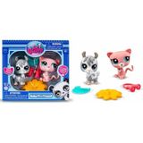Toyfest Littlest Pet Shop Minişler 2’li Figür Seti S1 - Lama ve Fare - 5 cm - Renkli