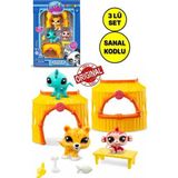 TOYFEST Littlest Pet Shop Minişler Orman Oyun Seti 3’lü Figür Seti S1 - 5 Cm Miniş