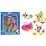 Toyfest Littlest Pet Shop Minişler Safari Oyun Seti 3’lü Figür Seti S1 - 5 cm - Renkli